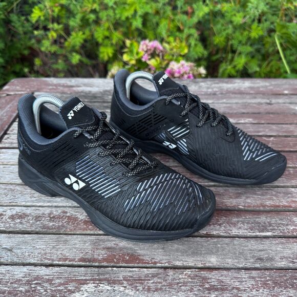 YONEX SONICAGE 2 TENNIS SHOES (BLACK) Men's US 6.5 - Women's 8 - EU 39 - Picture 1 of 8